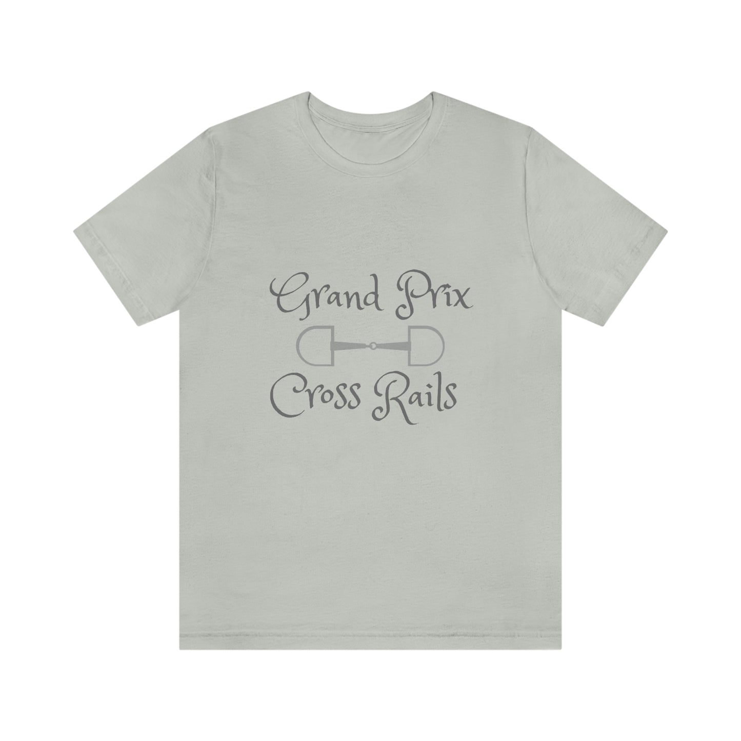 Grand Prix Cross Rails w/ bit Unisex Jersey Short Sleeve Tee