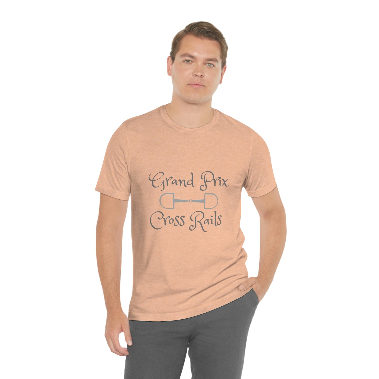 Grand Prix Cross Rails w/ bit Unisex Jersey Short Sleeve Tee