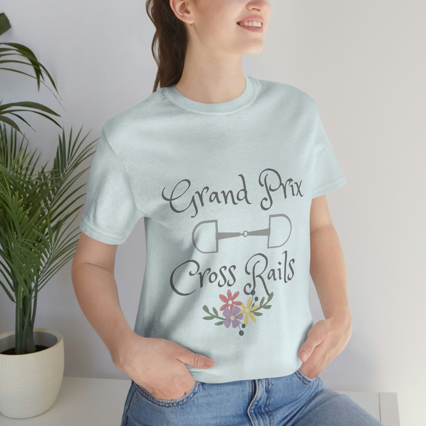 Grand Prix Cross Rails Unisex Jersey Short Sleeve Tee - SonaEquestrian