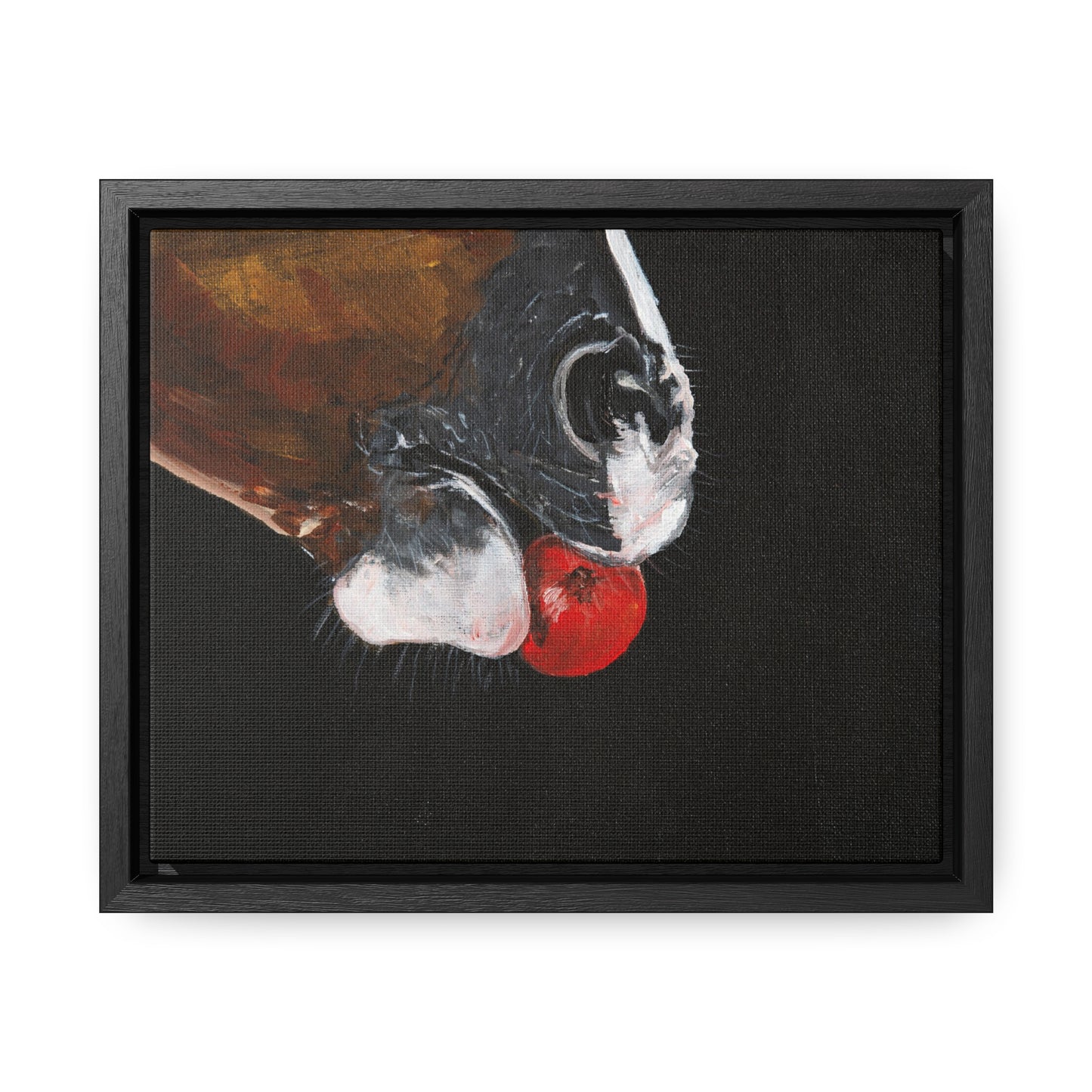 Muzzle blaze with Apple Gallery Canvas Wraps, Horizontal Frame - SonaEquestrian