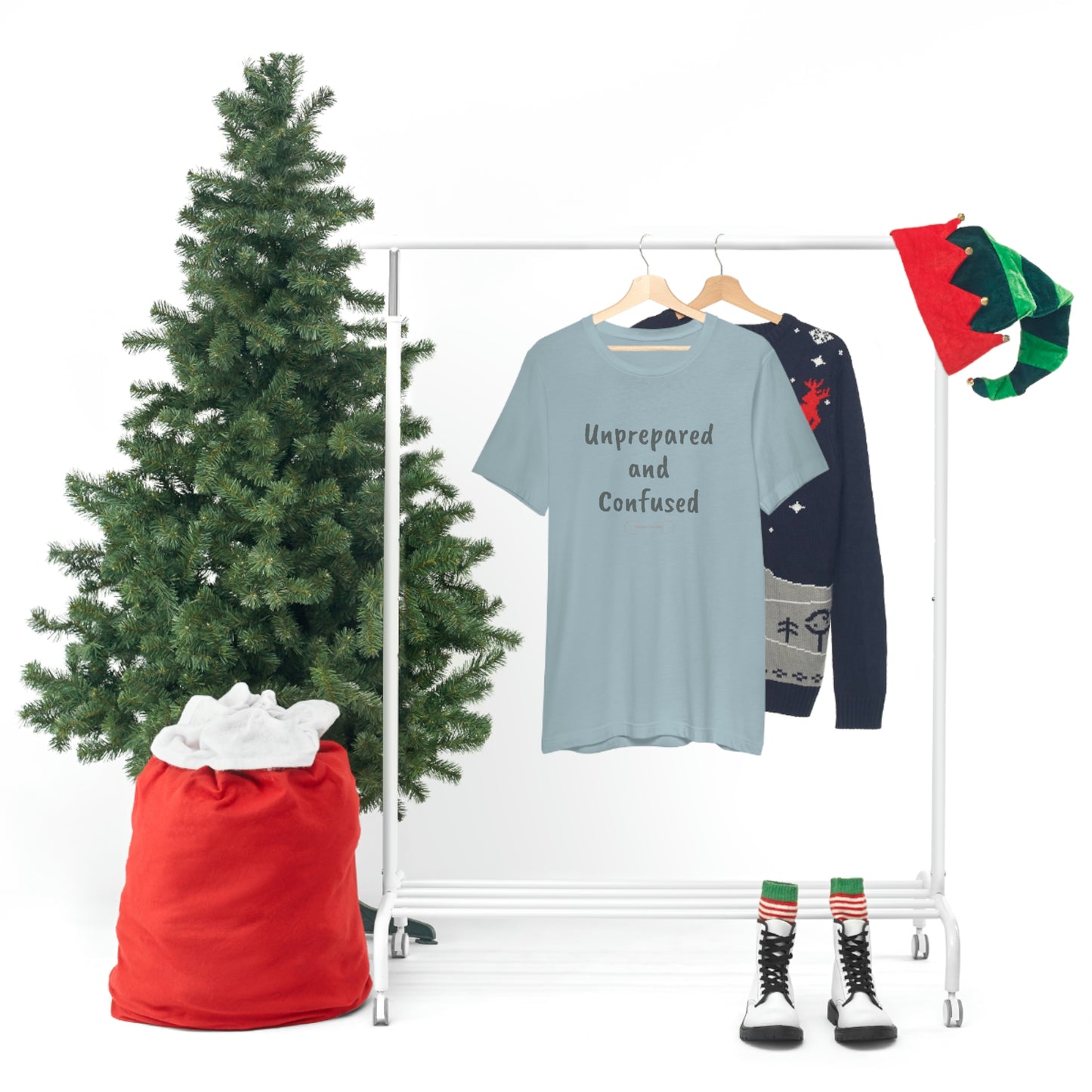 Unprepared and confused Unisex Jersey Short Sleeve Tee