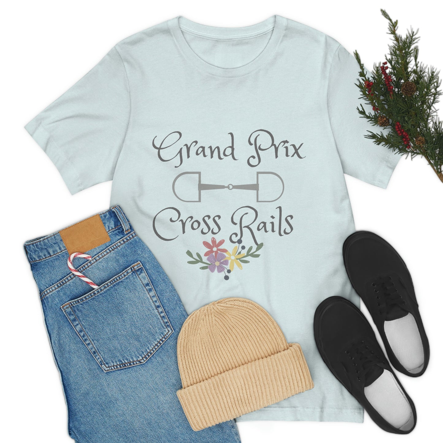 Grand Prix Cross Rails Unisex Jersey Short Sleeve Tee - SonaEquestrian