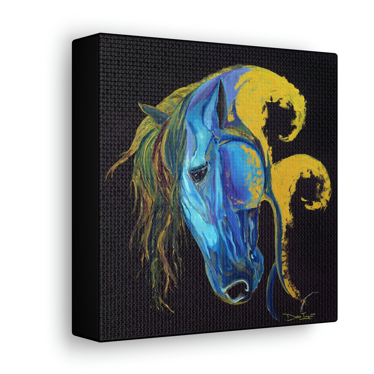 Sea Horse Crest Original Print- Canvas Gallery Wraps