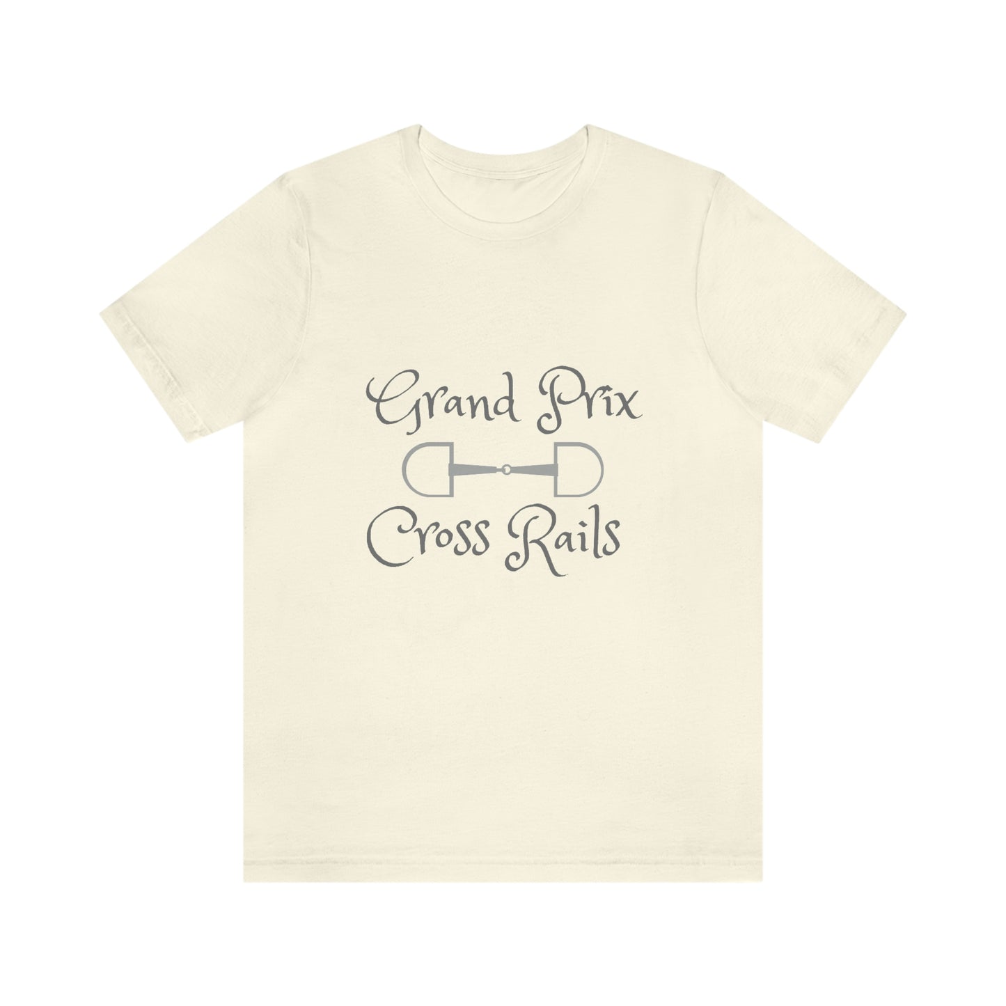 Grand Prix Cross Rails w/ bit Unisex Jersey Short Sleeve Tee