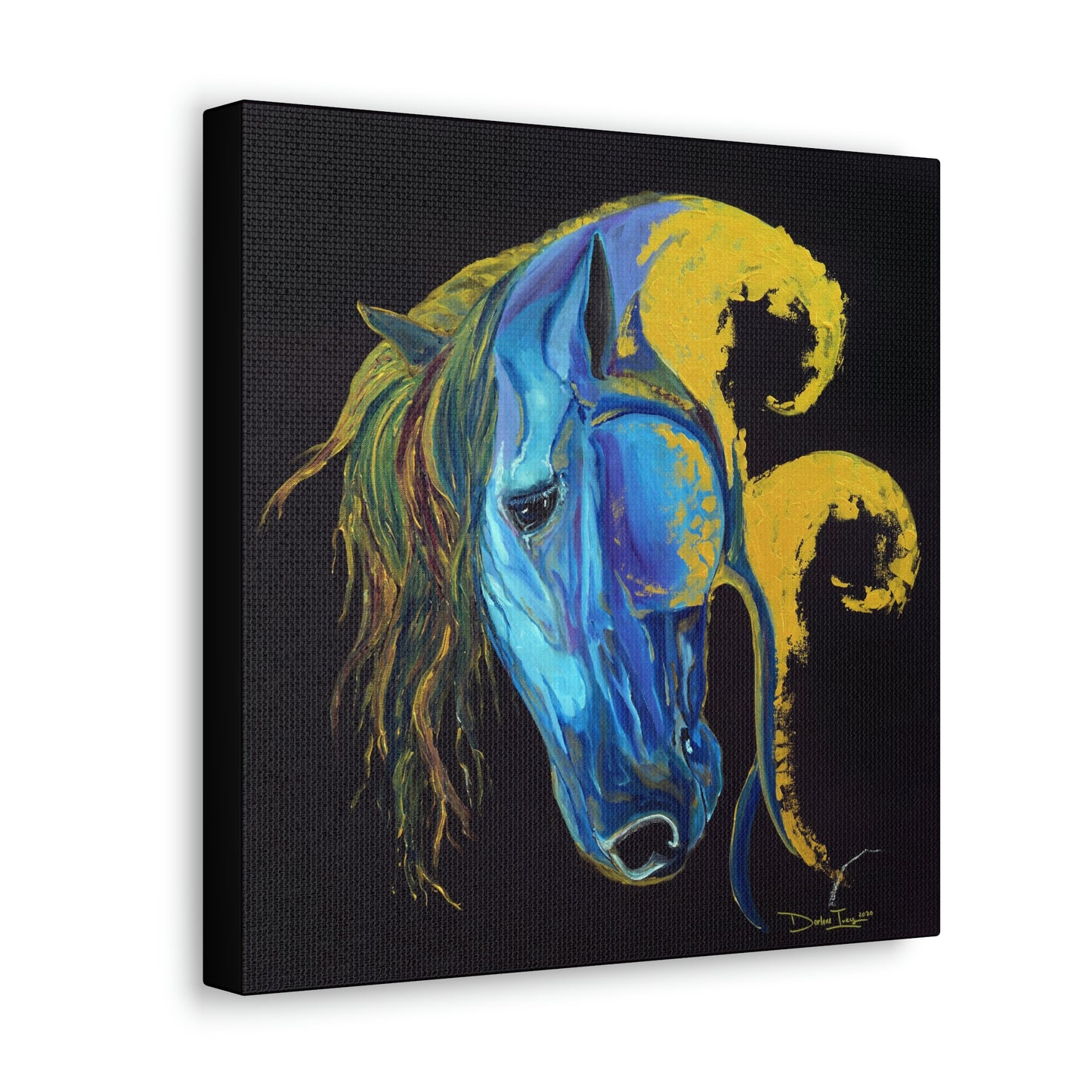 Sea Horse Crest Original Print- Canvas Gallery Wraps