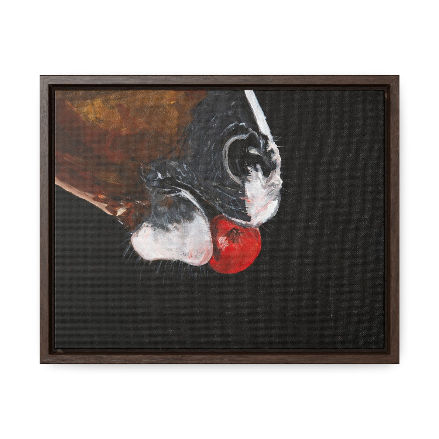 Muzzle blaze with Apple Gallery Canvas Wraps, Horizontal Frame - SonaEquestrian