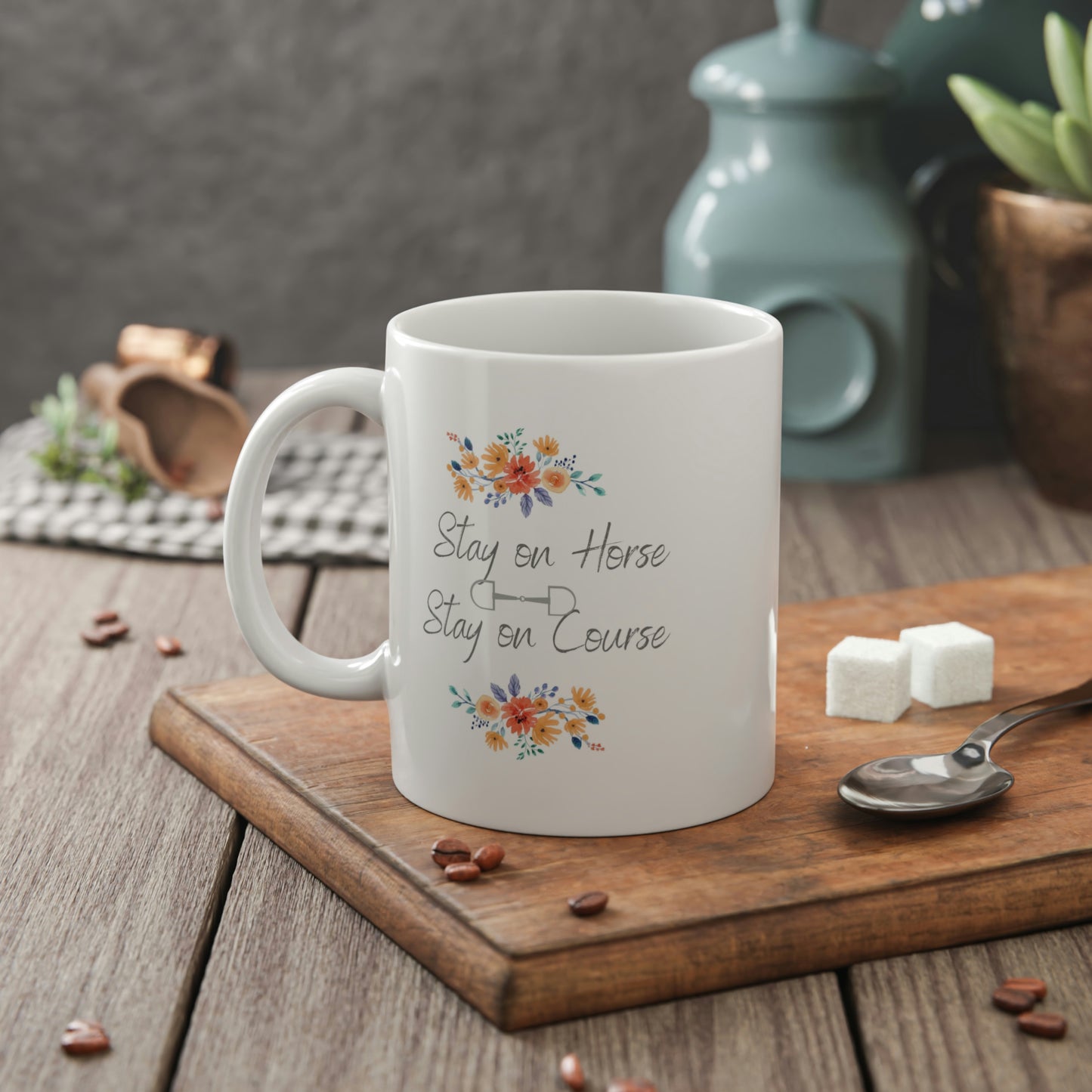 White Ceramic Mug, 11oz