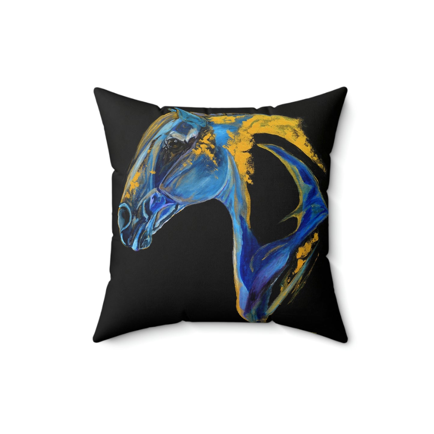 Sea Horse Ocean- Spun Polyester Square Pillow - SonaEquestrian