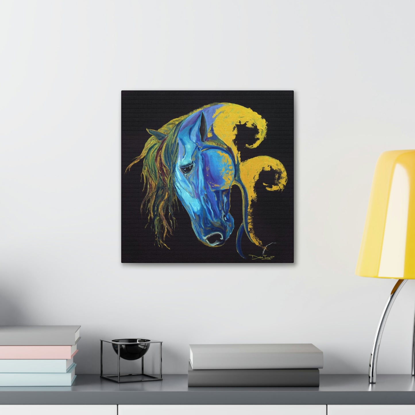 Sea Horse Crest Original Print- Canvas Gallery Wraps
