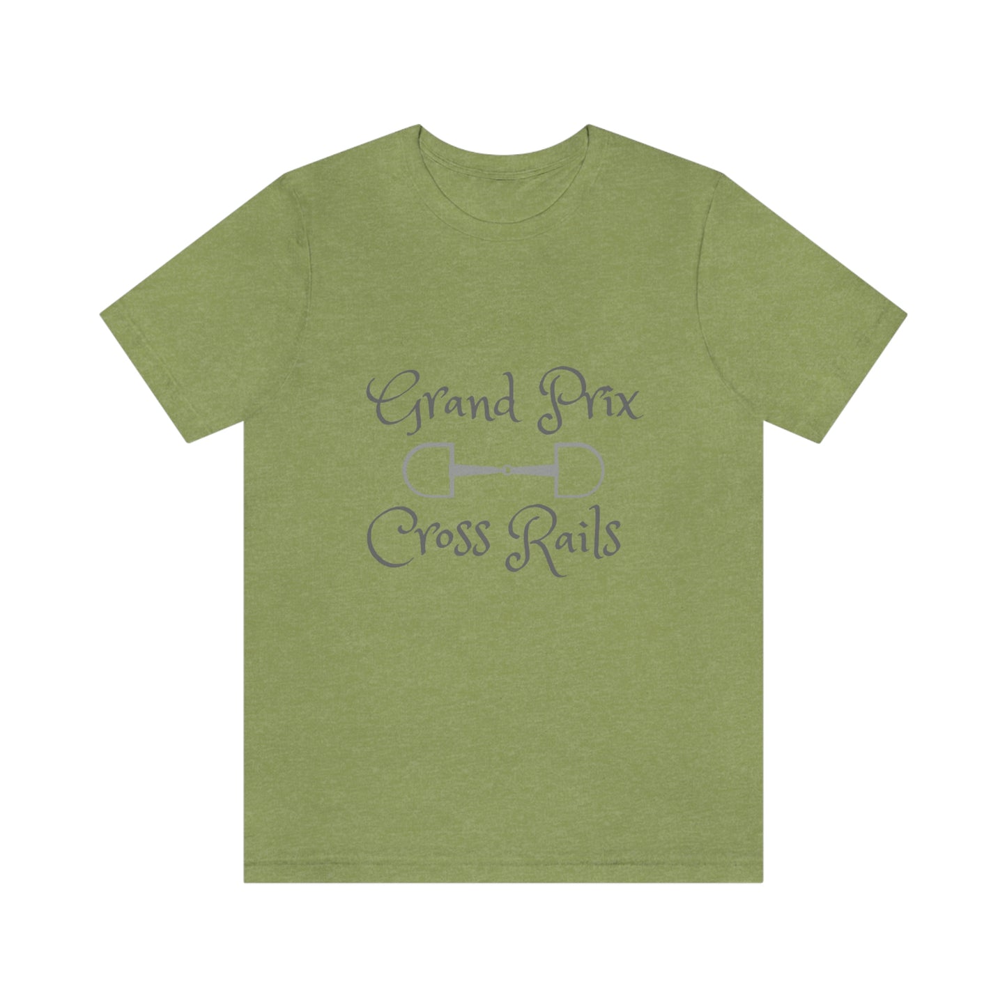 Grand Prix Cross Rails w/ bit Unisex Jersey Short Sleeve Tee