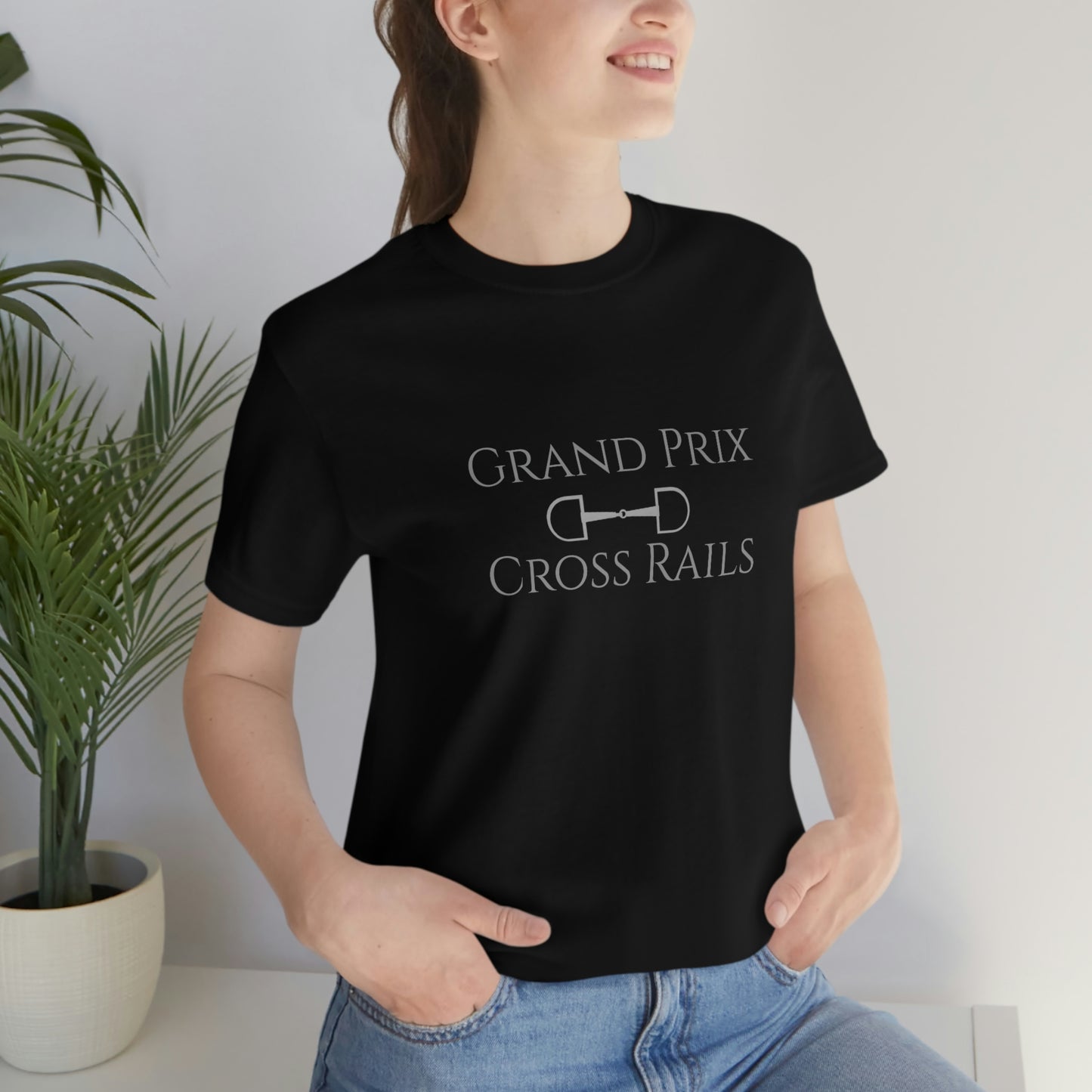 Grand Prix Cross Rails - Unisex Jersey Short Sleeve Tee - SonaEquestrian