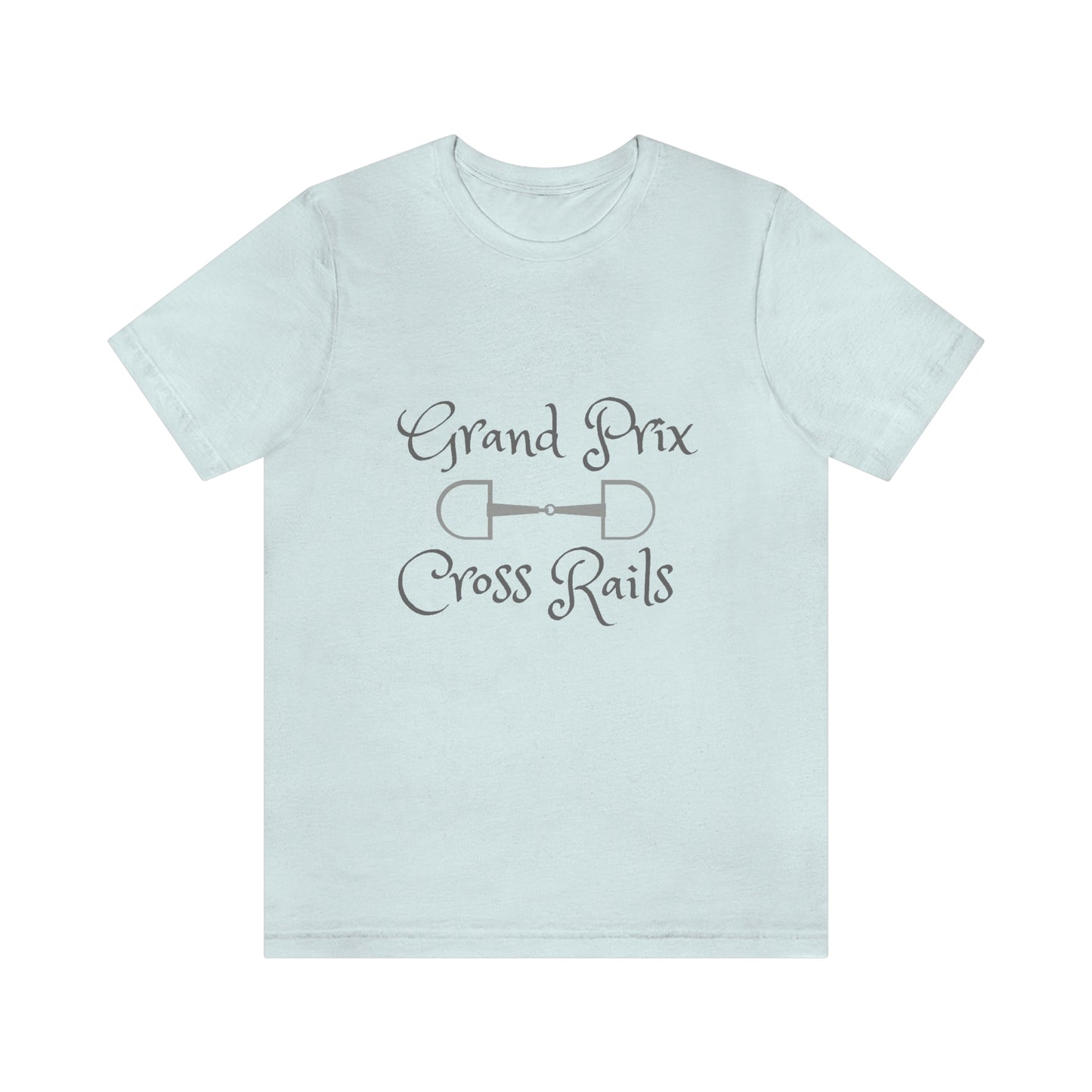 Grand Prix Cross Rails w/ bit Unisex Jersey Short Sleeve Tee