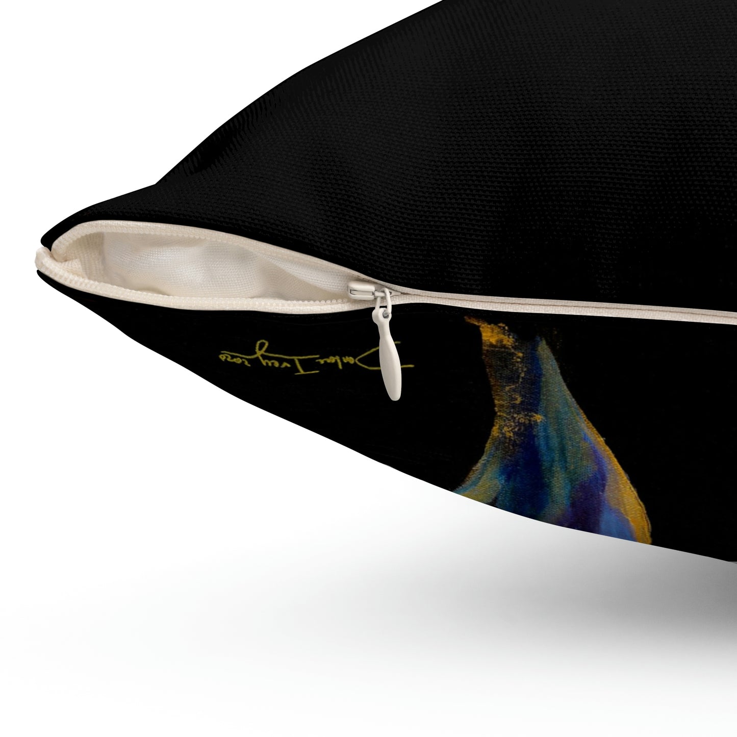 Sea Horse Ocean- Spun Polyester Square Pillow - SonaEquestrian