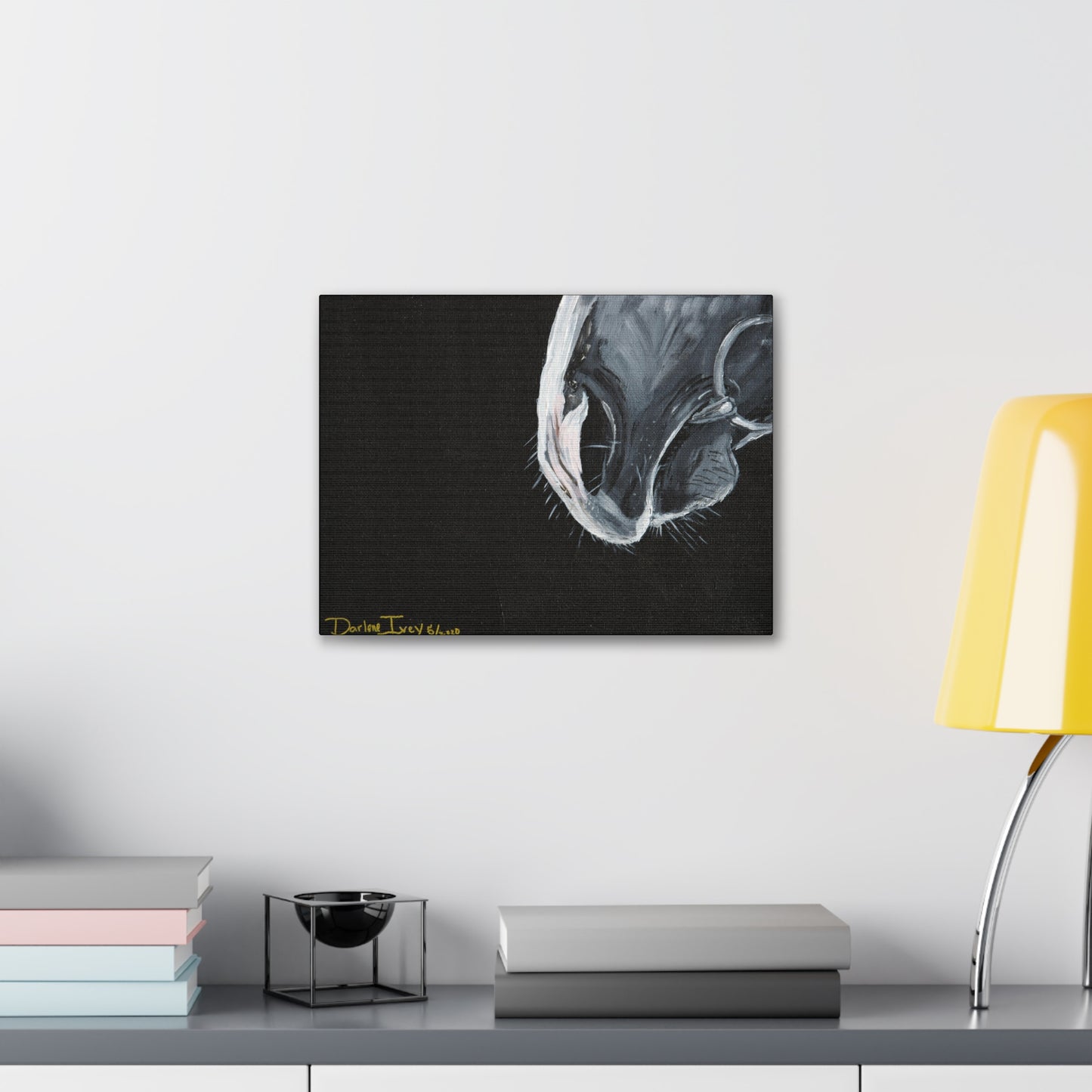 Grey muzzle Canvas Gallery Wraps