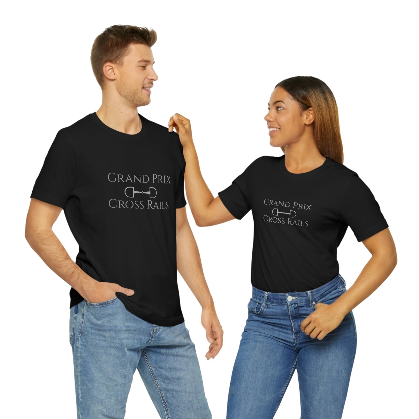 Grand Prix Cross Rails - Unisex Jersey Short Sleeve Tee - SonaEquestrian