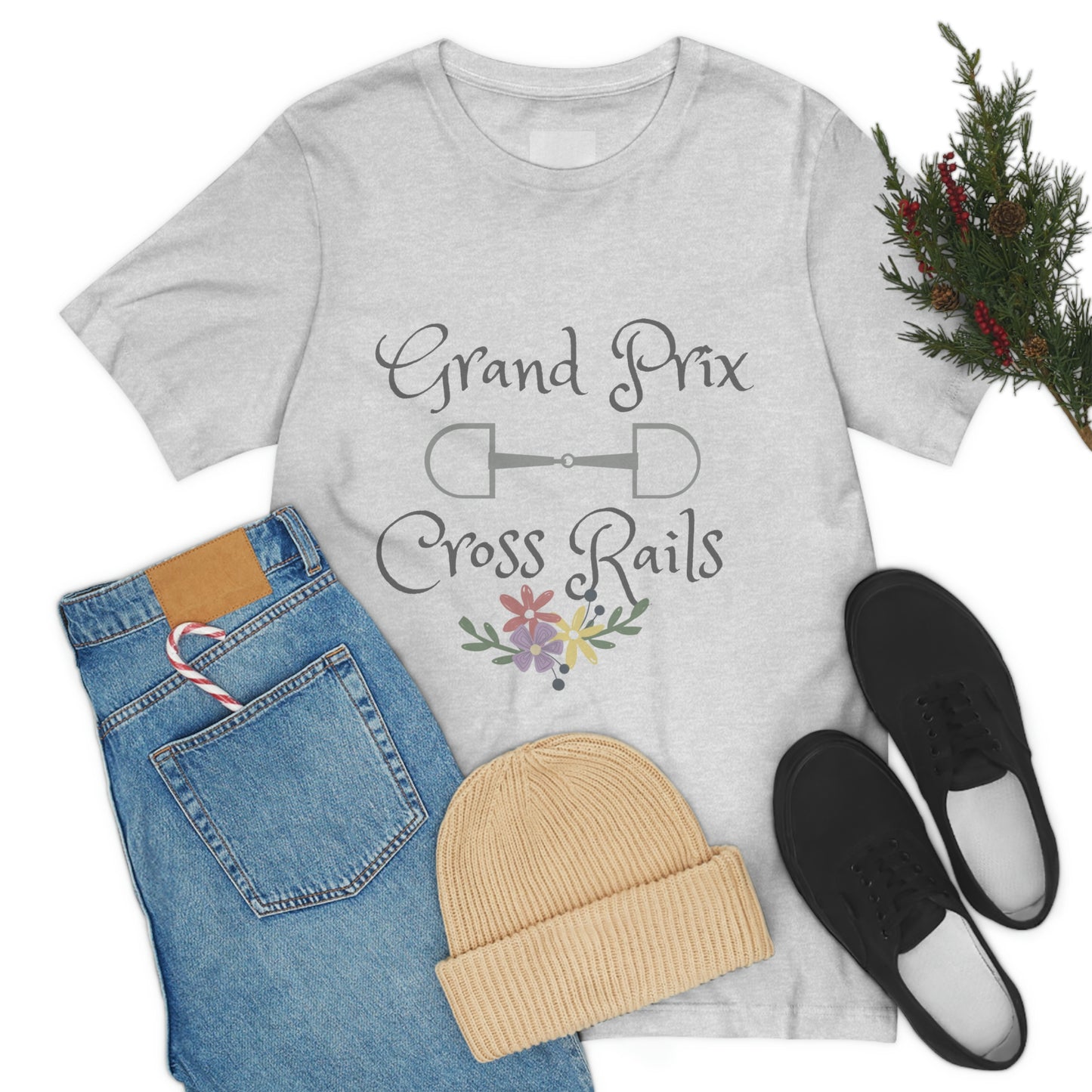 Grand Prix Cross Rails Unisex Jersey Short Sleeve Tee - SonaEquestrian