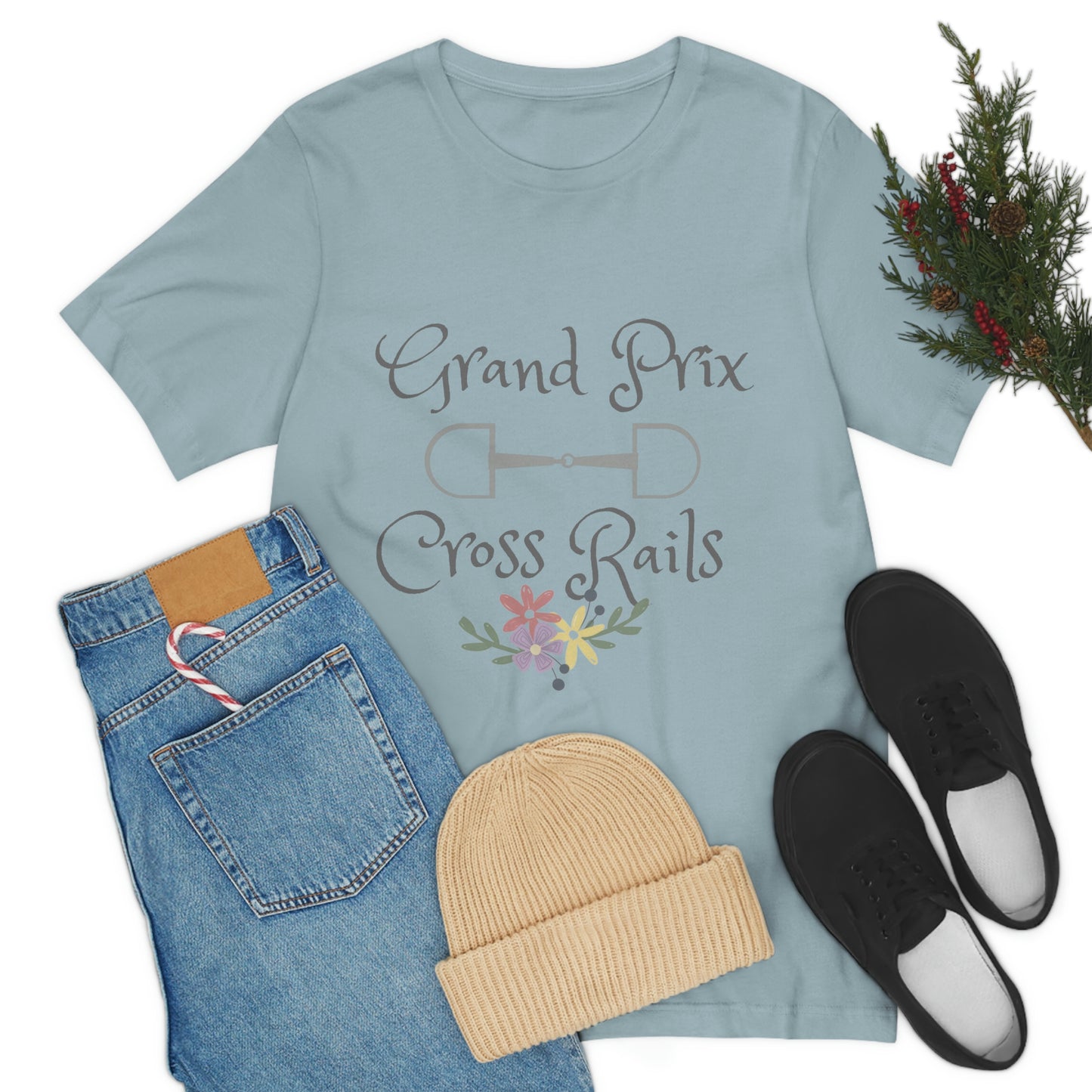 Grand Prix Cross Rails Unisex Jersey Short Sleeve Tee - SonaEquestrian