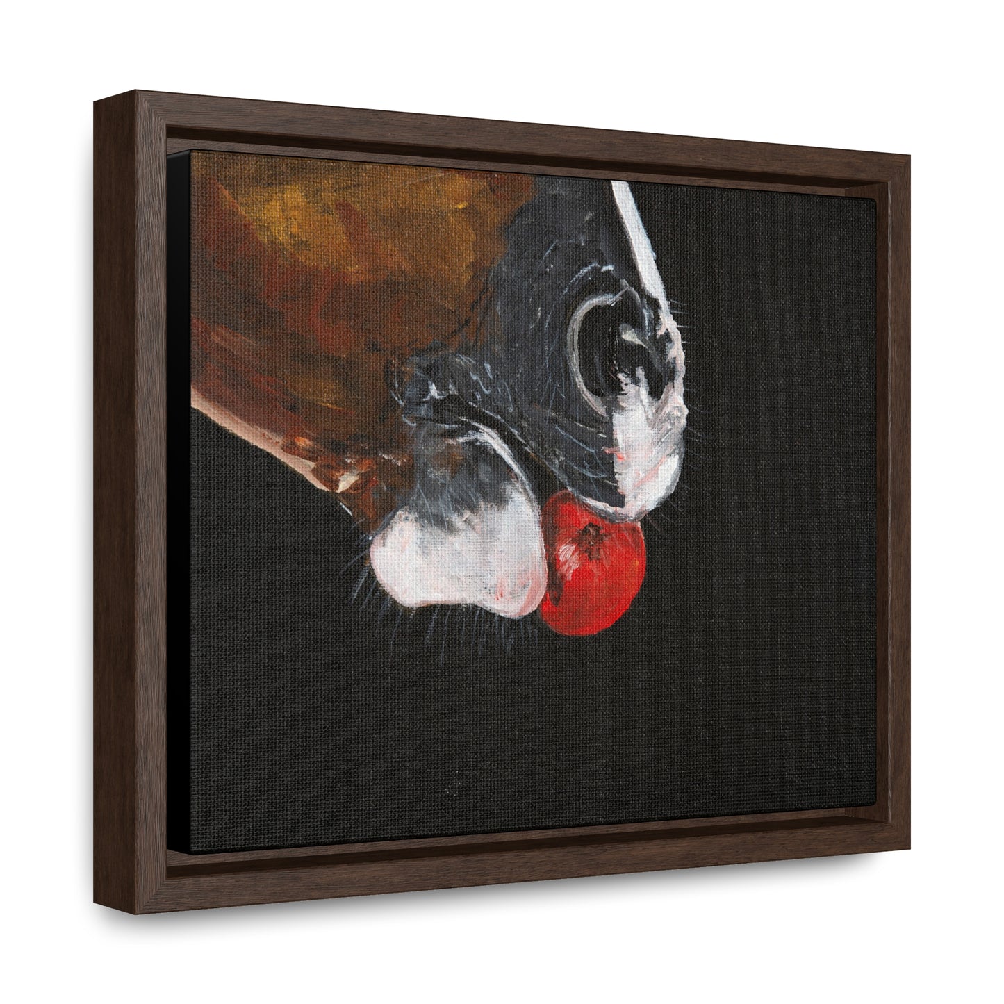 Muzzle blaze with Apple Gallery Canvas Wraps, Horizontal Frame - SonaEquestrian
