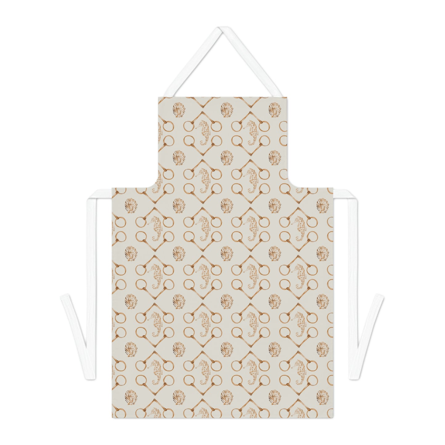 Sea horse and bits Adult Apron- spice