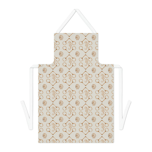 Sea horse and bits Adult Apron- spice - SonaEquestrian