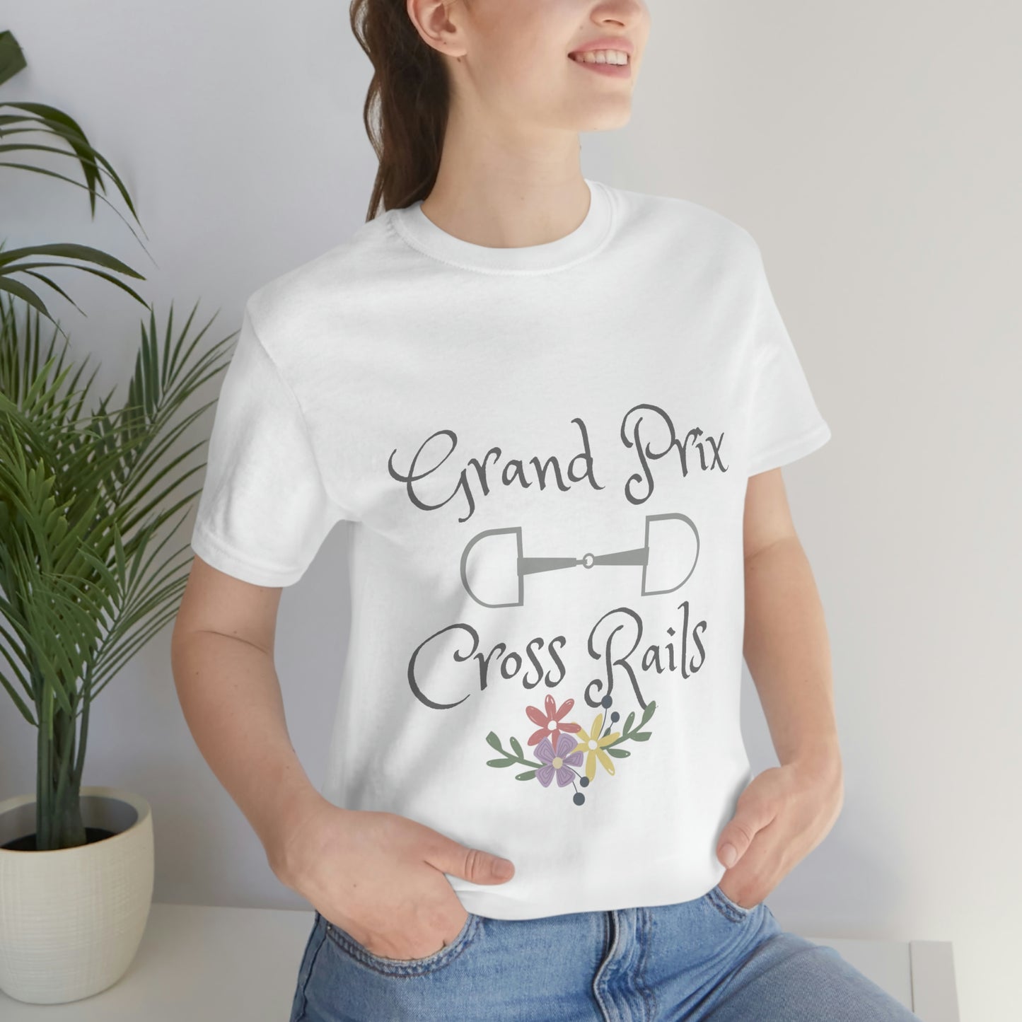 Grand Prix Cross Rails Unisex Jersey Short Sleeve Tee - SonaEquestrian