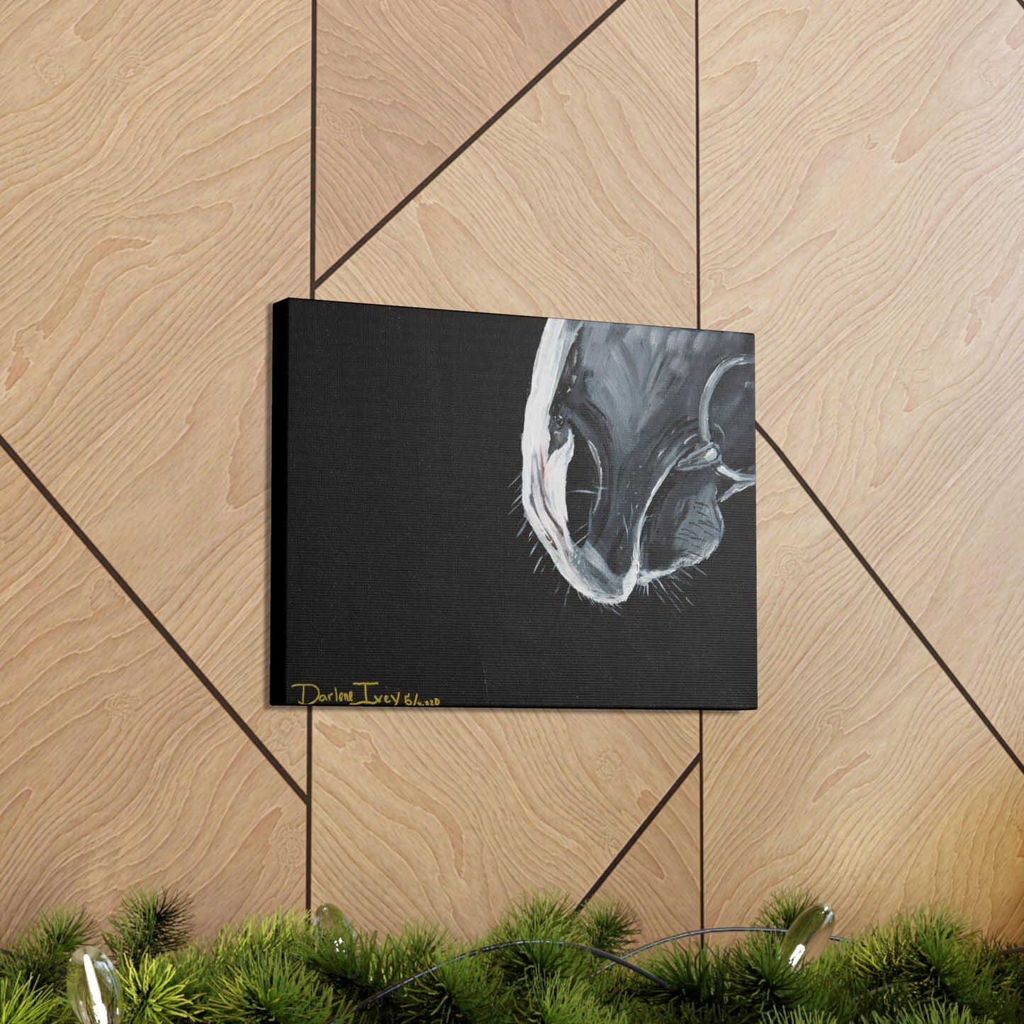 Grey muzzle Canvas Gallery Wraps