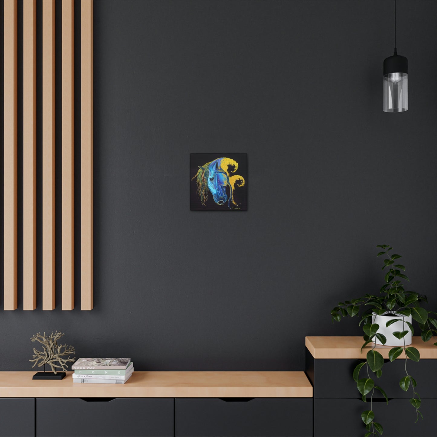 Sea Horse Crest Original Print- Canvas Gallery Wraps
