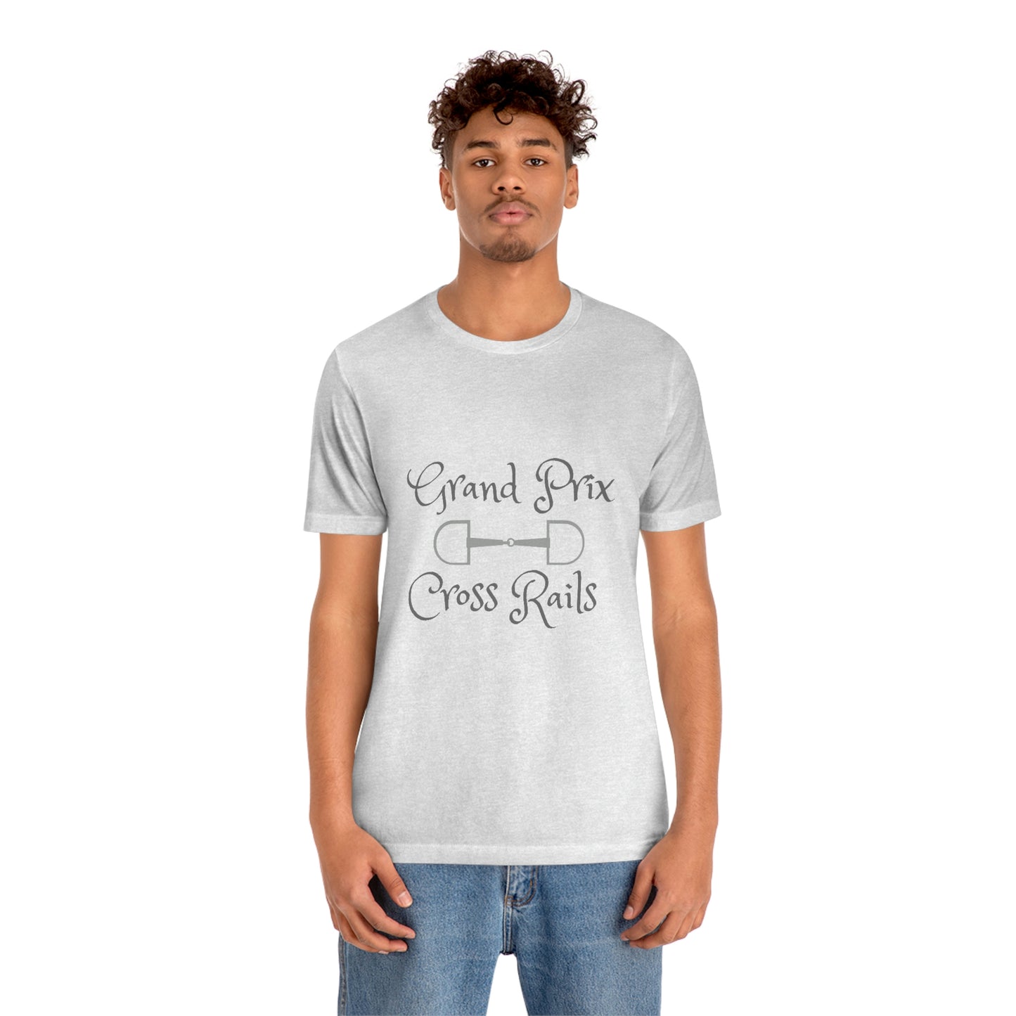 Grand Prix Cross Rails w/ bit Unisex Jersey Short Sleeve Tee