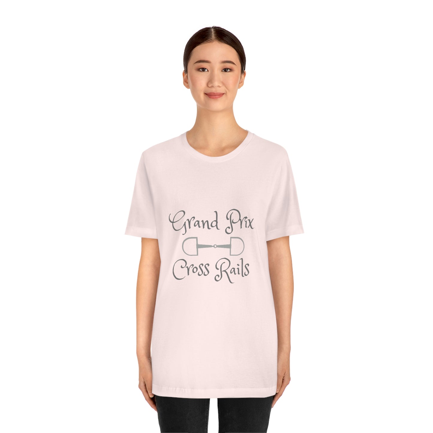Grand Prix Cross Rails w/ bit Unisex Jersey Short Sleeve Tee