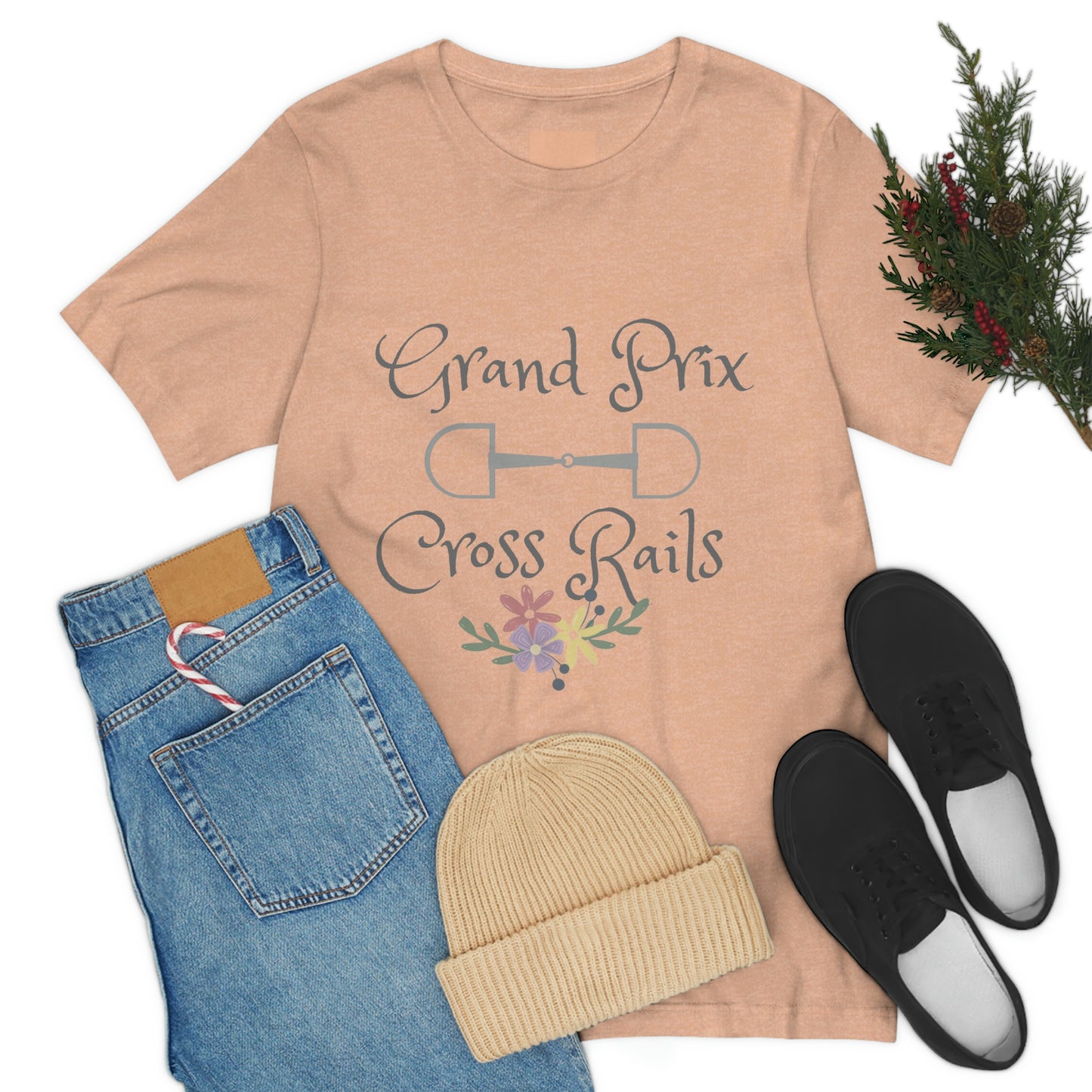 Grand Prix Cross Rails Unisex Jersey Short Sleeve Tee - SonaEquestrian