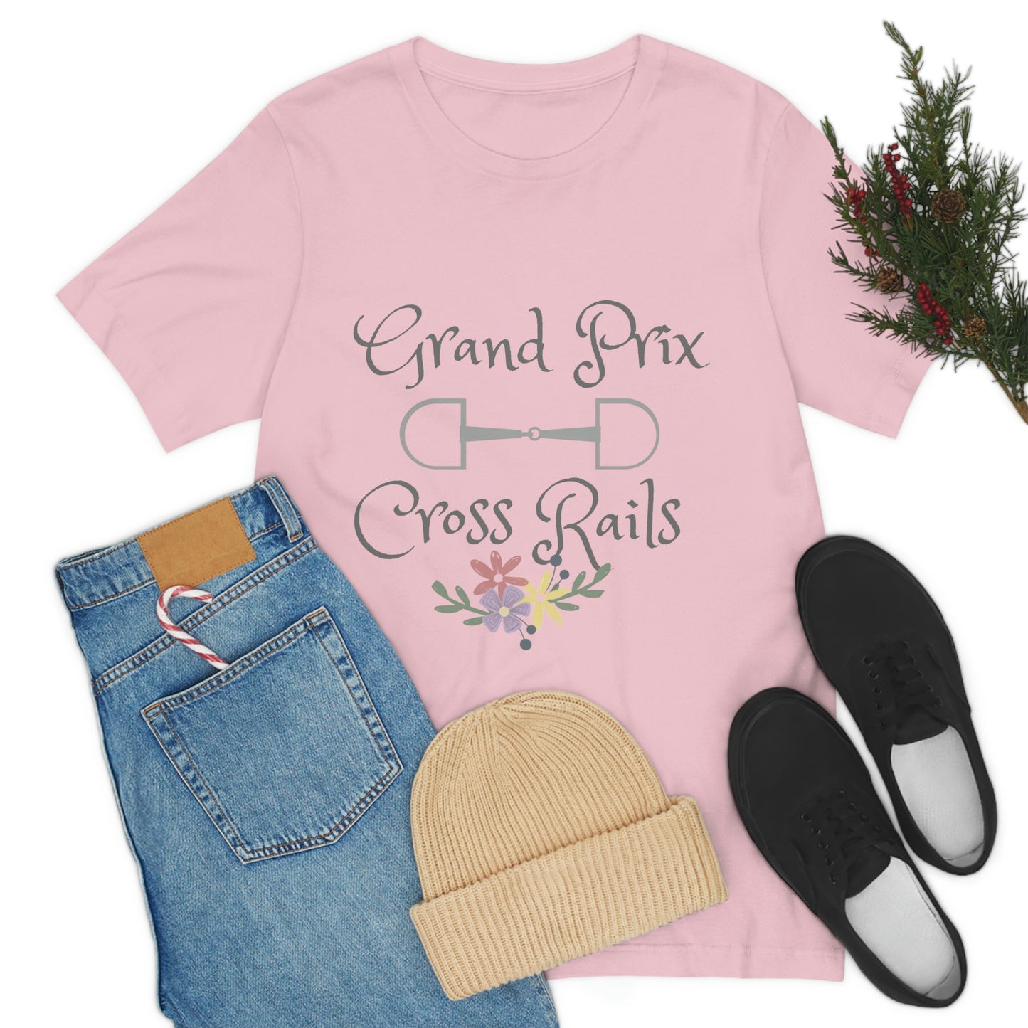 Grand Prix Cross Rails Unisex Jersey Short Sleeve Tee - SonaEquestrian