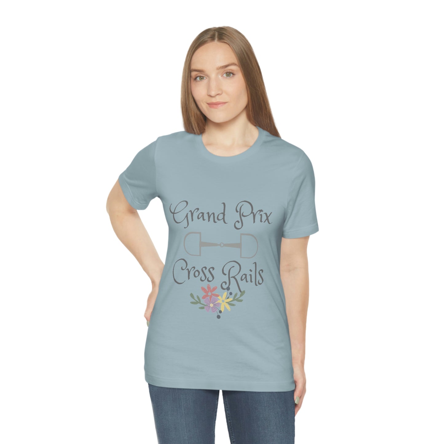 Grand Prix Cross Rails Unisex Jersey Short Sleeve Tee - SonaEquestrian