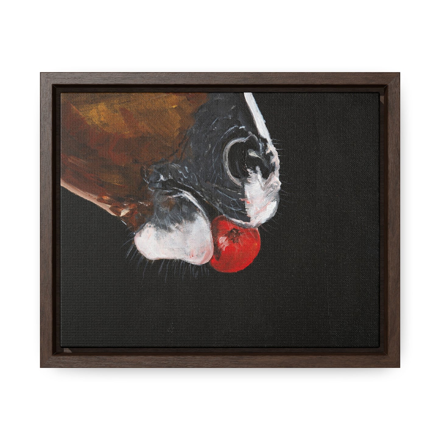 Muzzle blaze with Apple Gallery Canvas Wraps, Horizontal Frame - SonaEquestrian