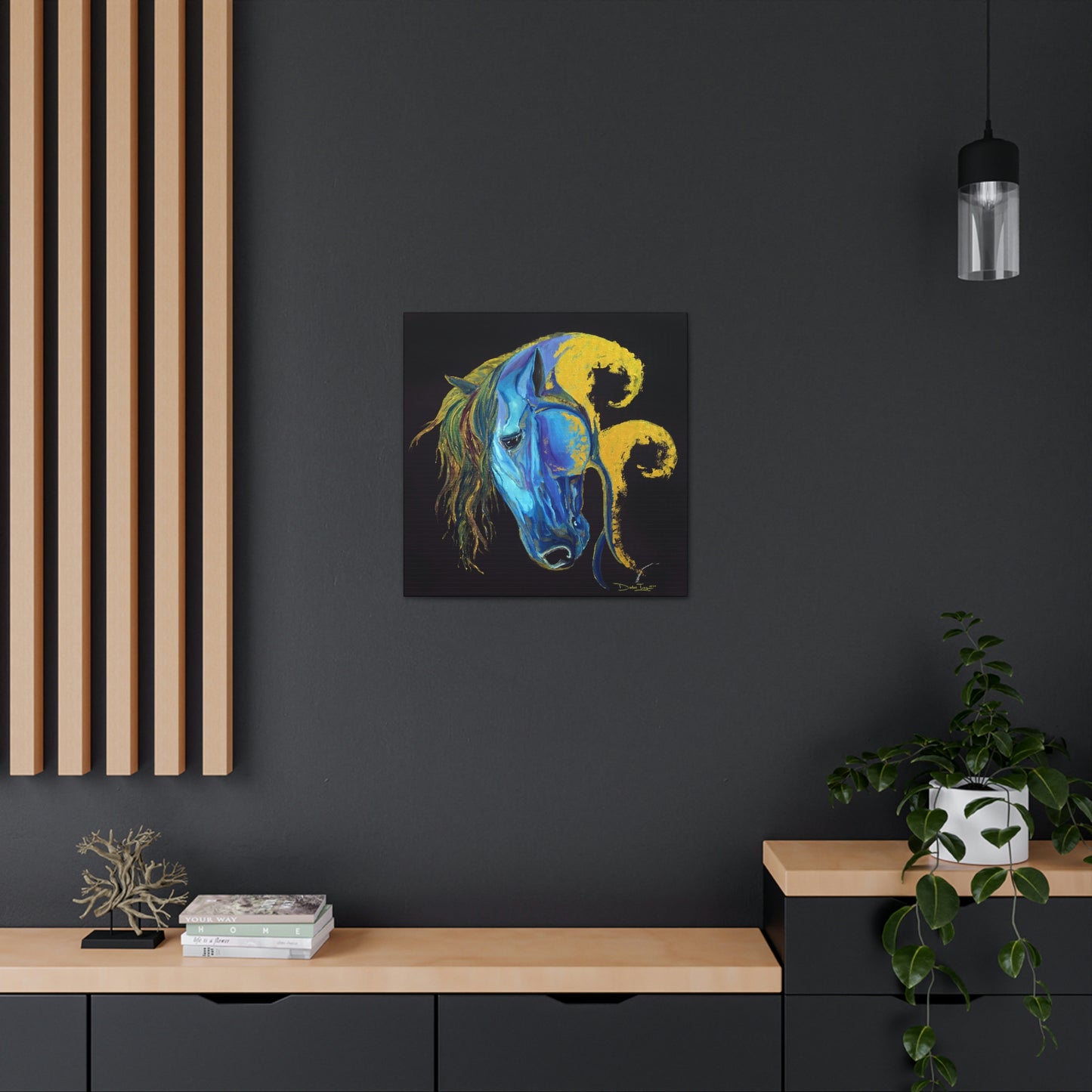 Sea Horse Crest Original Print- Canvas Gallery Wraps
