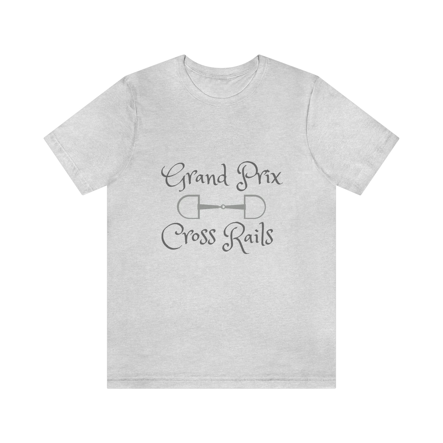 Grand Prix Cross Rails w/ bit Unisex Jersey Short Sleeve Tee