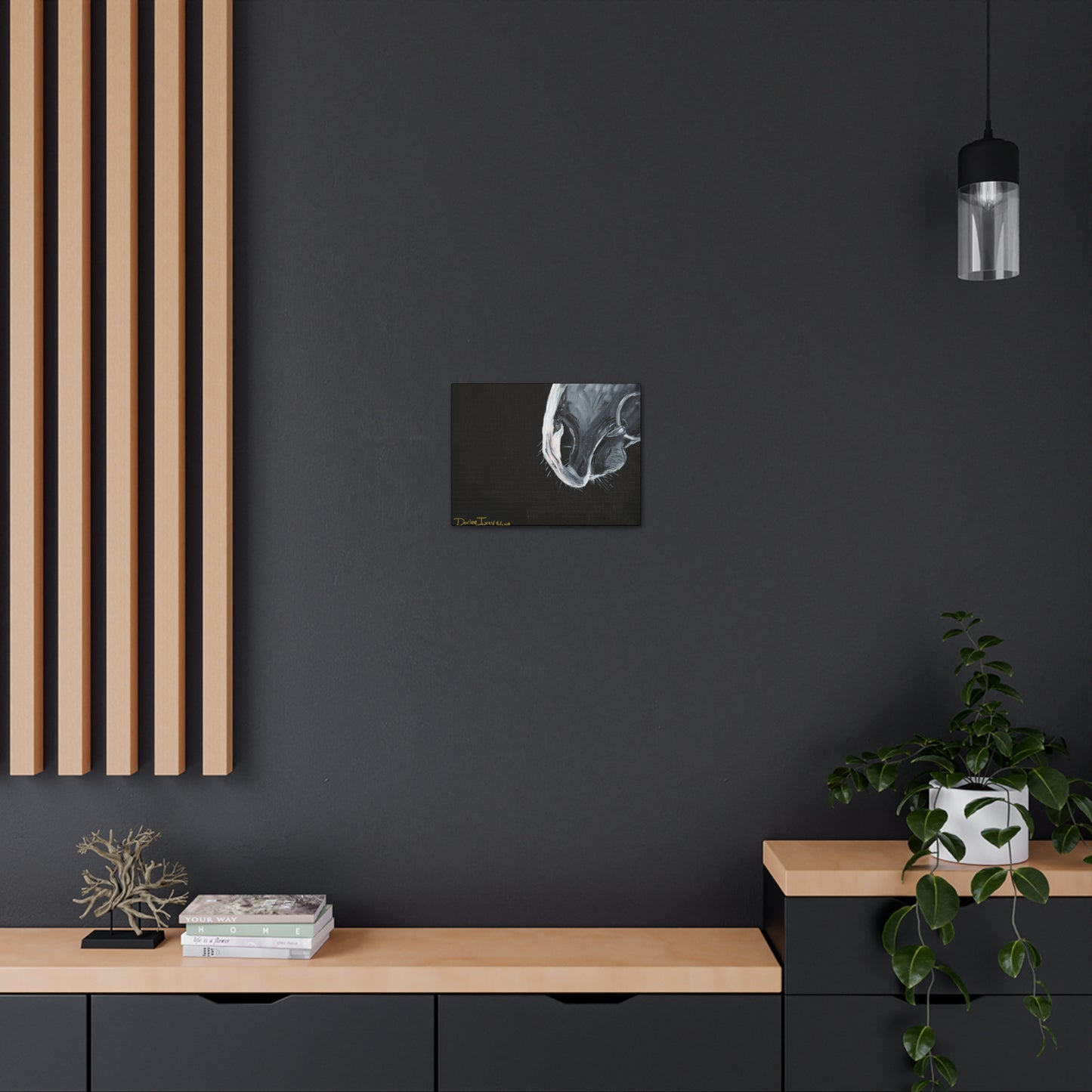 Grey muzzle Canvas Gallery Wraps