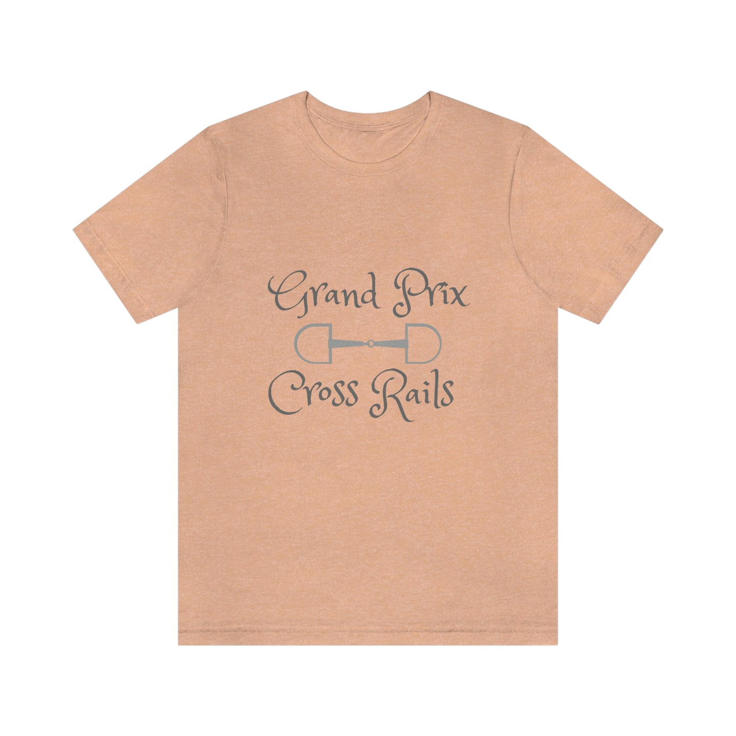 Grand Prix Cross Rails w/ bit Unisex Jersey Short Sleeve Tee