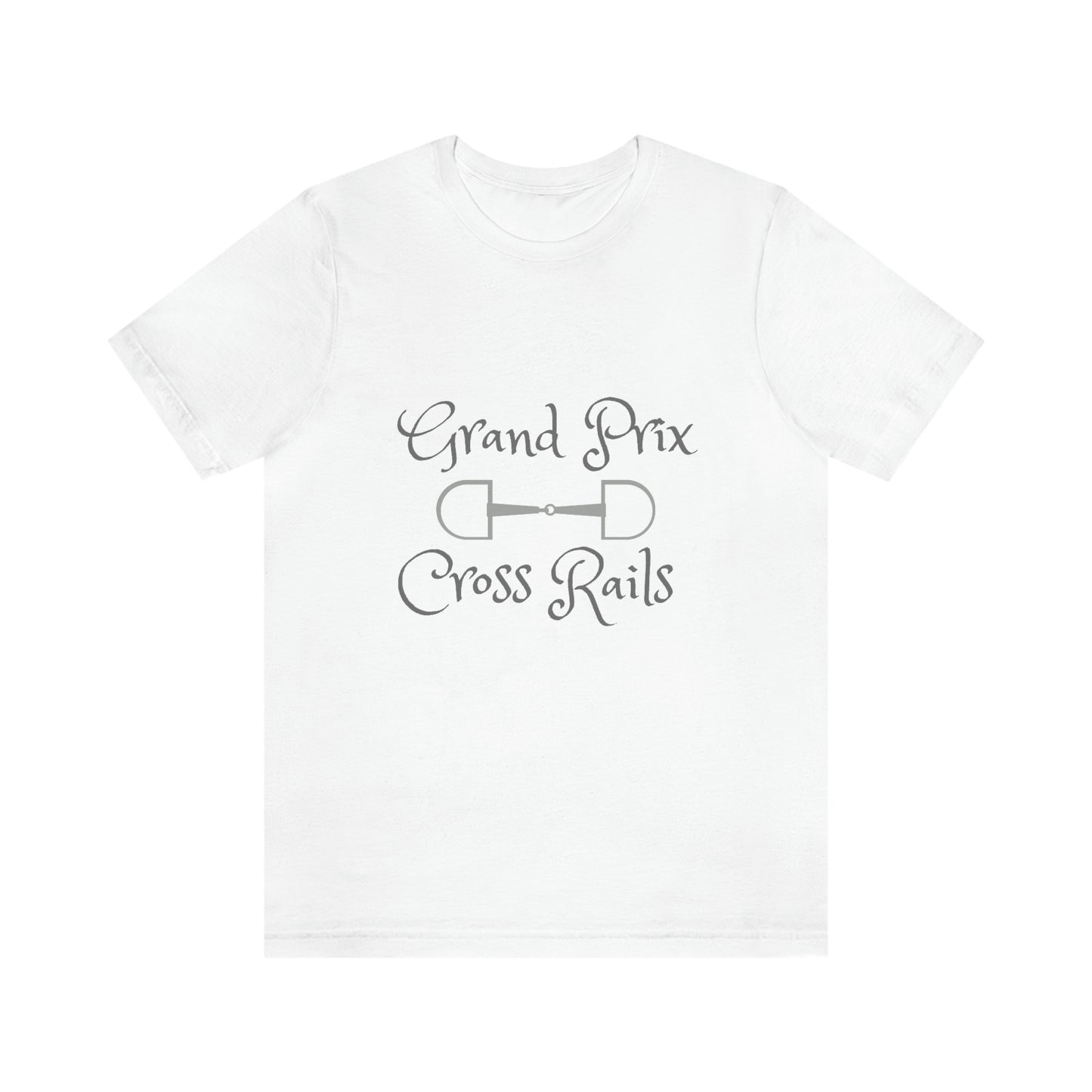 Grand Prix Cross Rails w/ bit Unisex Jersey Short Sleeve Tee