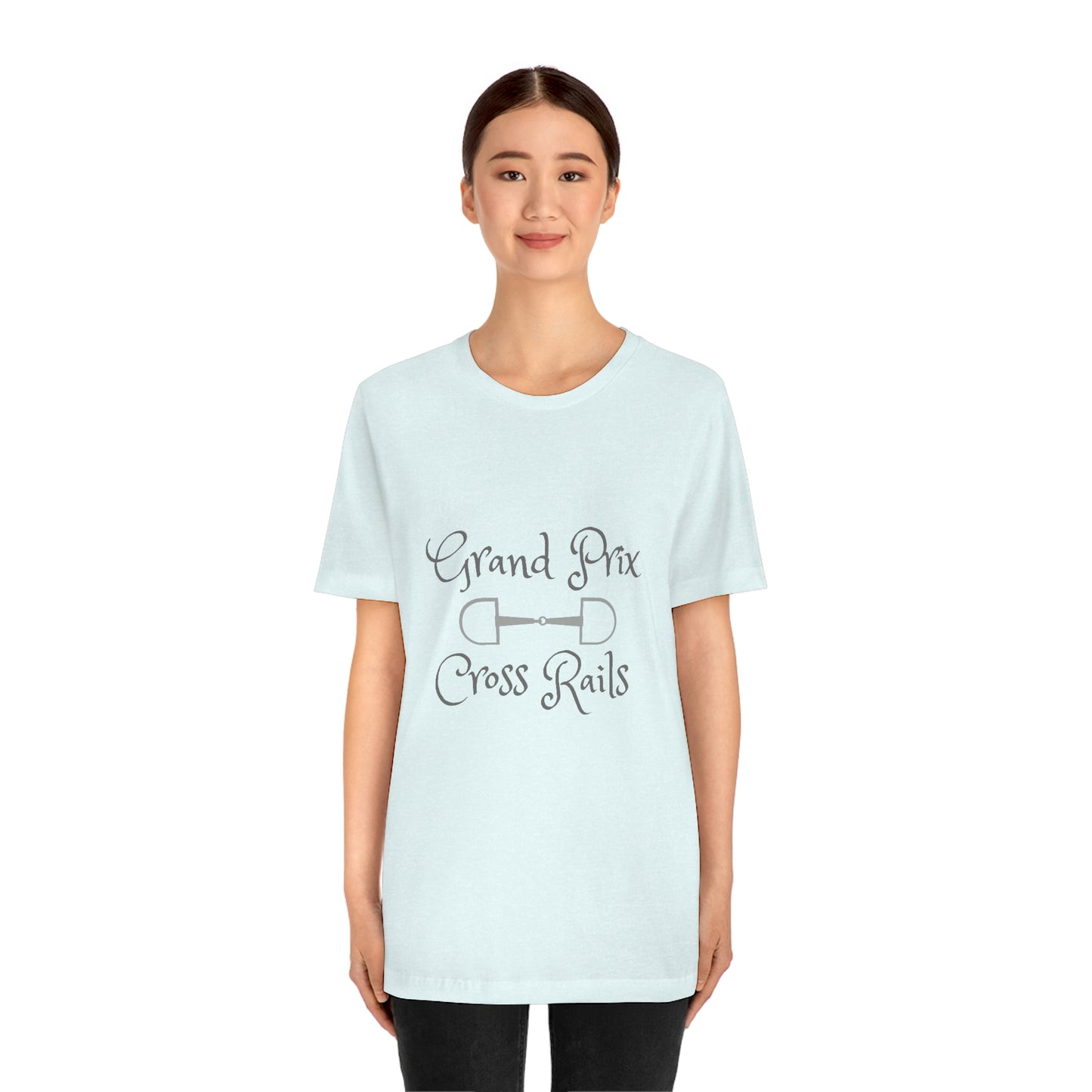 Grand Prix Cross Rails w/ bit Unisex Jersey Short Sleeve Tee