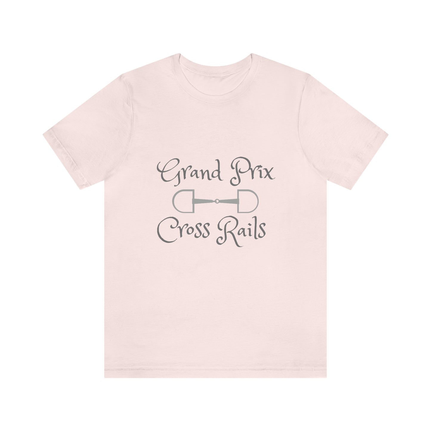 Grand Prix Cross Rails w/ bit Unisex Jersey Short Sleeve Tee