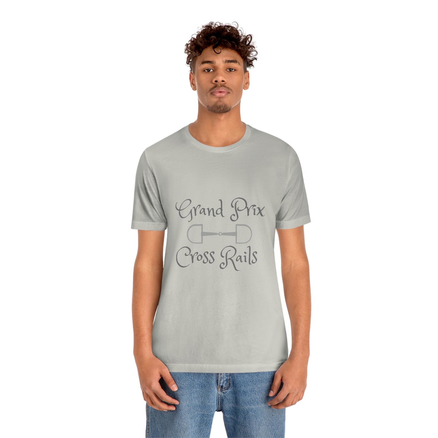 Grand Prix Cross Rails w/ bit Unisex Jersey Short Sleeve Tee