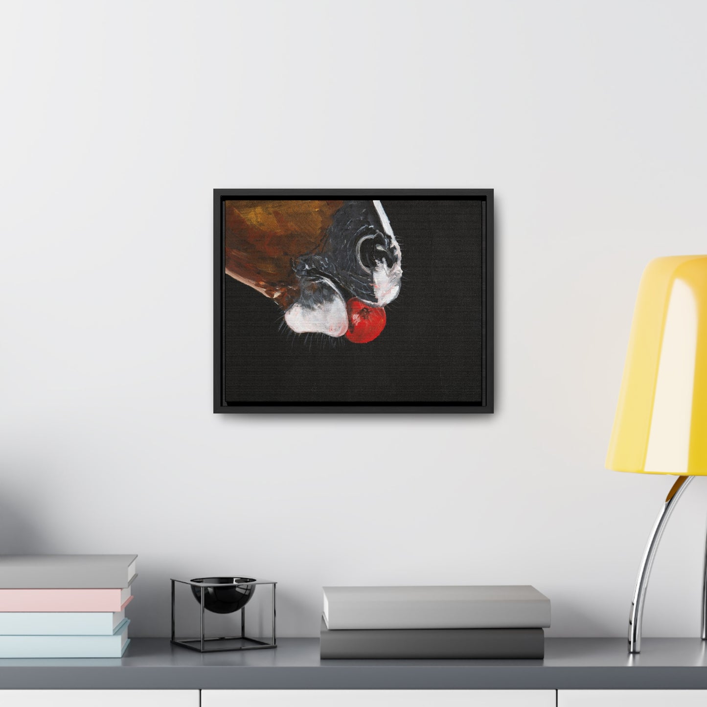 Muzzle blaze with Apple Gallery Canvas Wraps, Horizontal Frame - SonaEquestrian