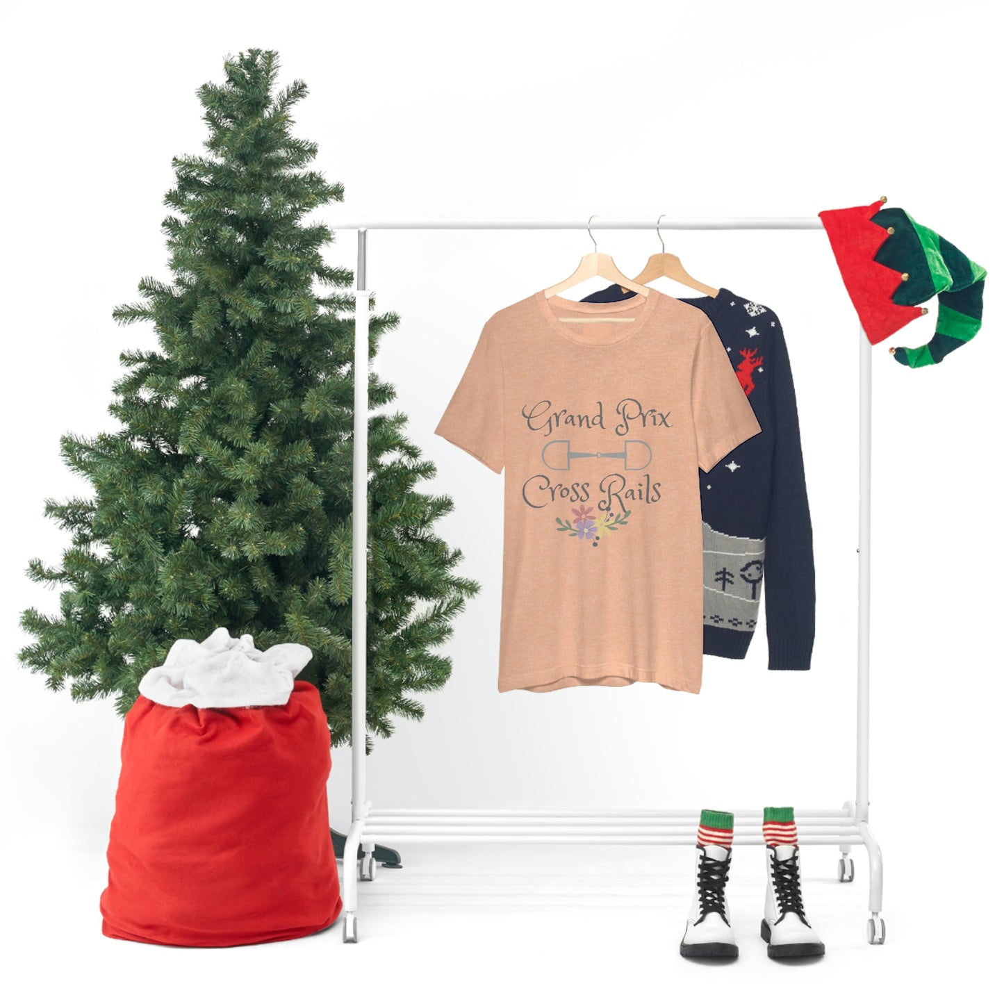 Grand Prix Cross Rails Unisex Jersey Short Sleeve Tee - SonaEquestrian