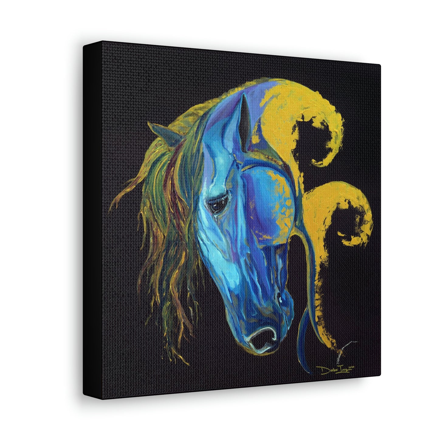 Sea Horse Crest Original Print- Canvas Gallery Wraps