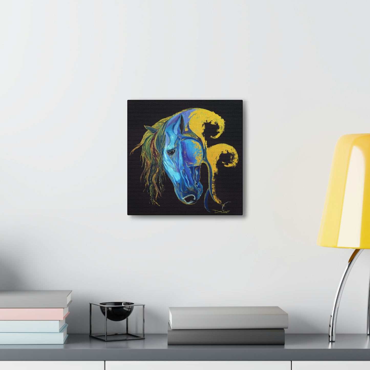 Sea Horse Crest Original Print- Canvas Gallery Wraps