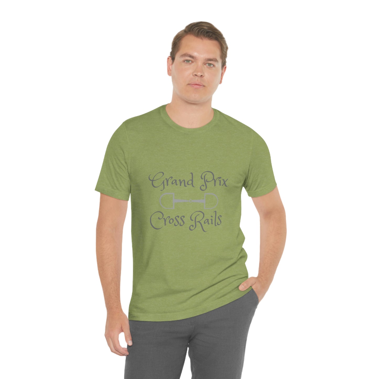 Grand Prix Cross Rails w/ bit Unisex Jersey Short Sleeve Tee