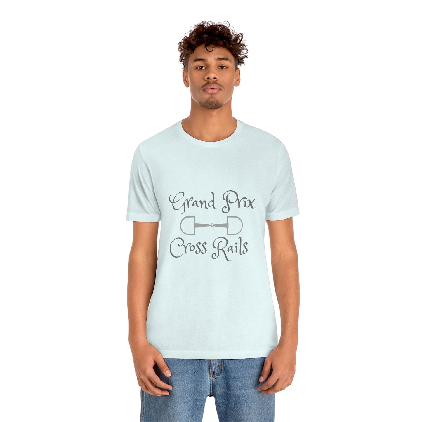 Grand Prix Cross Rails w/ bit Unisex Jersey Short Sleeve Tee