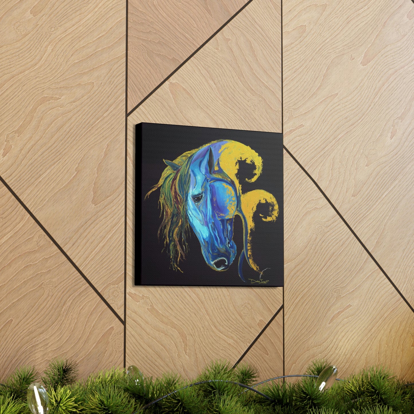 Sea Horse Crest Original Print- Canvas Gallery Wraps