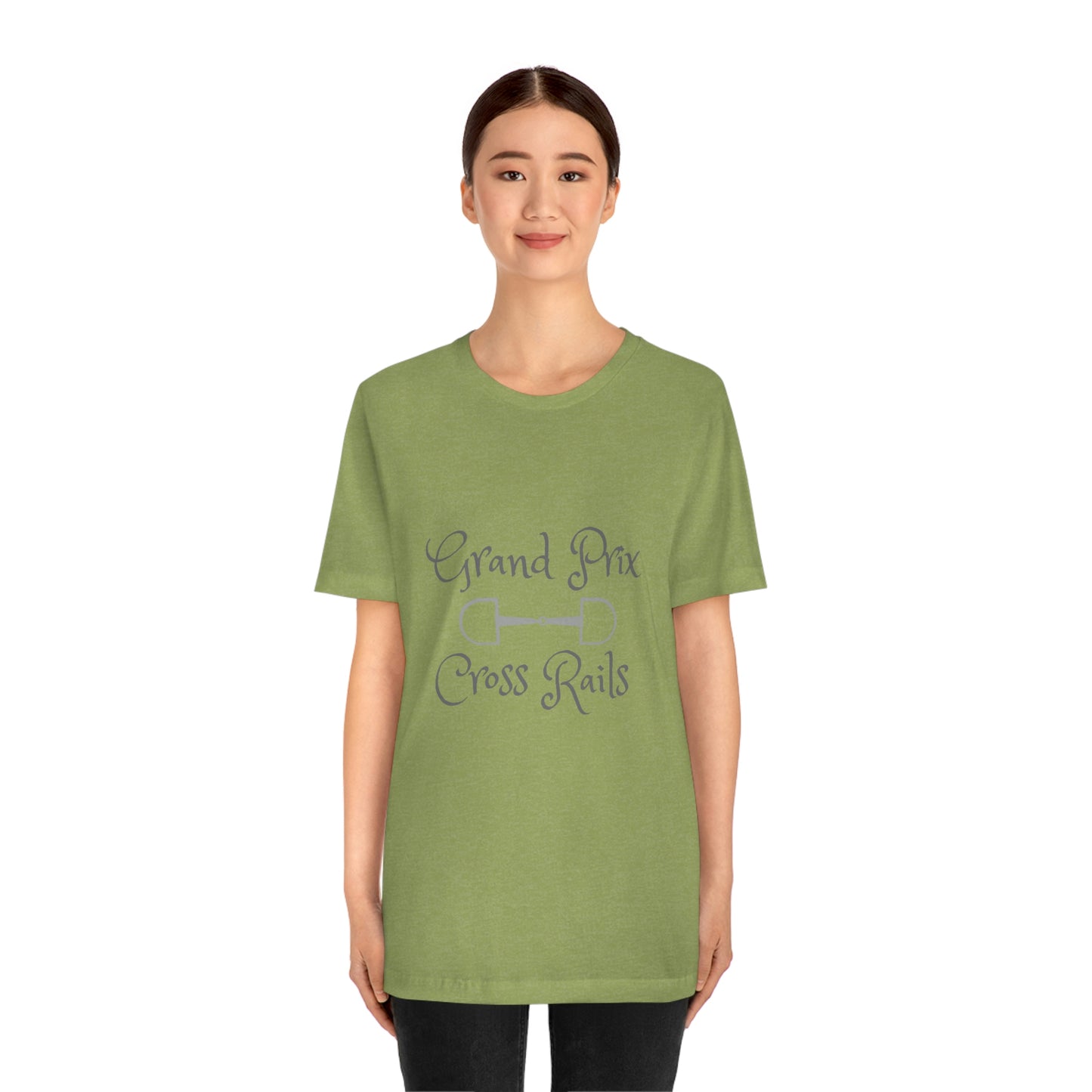 Grand Prix Cross Rails w/ bit Unisex Jersey Short Sleeve Tee