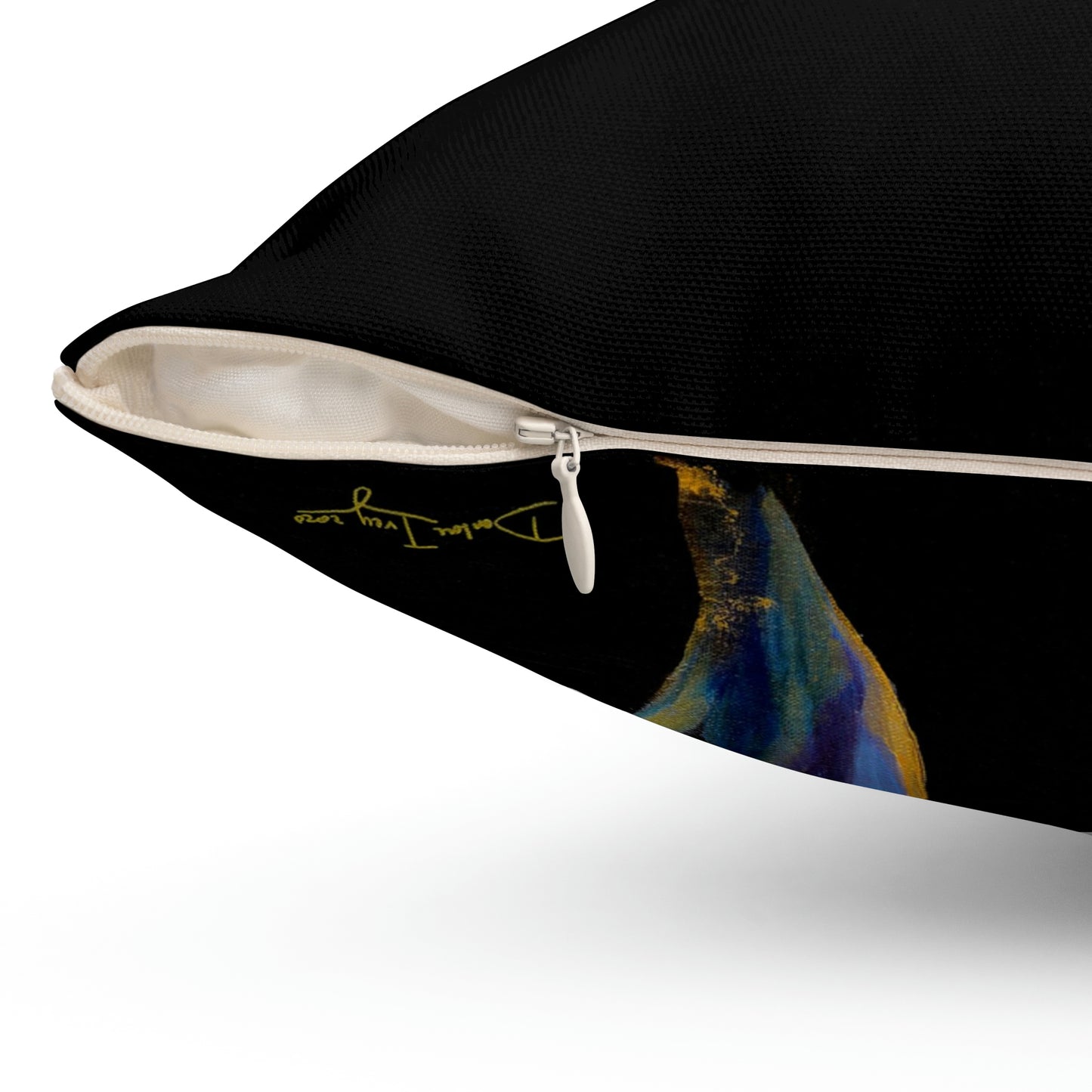 Sea Horse Ocean- Spun Polyester Square Pillow - SonaEquestrian